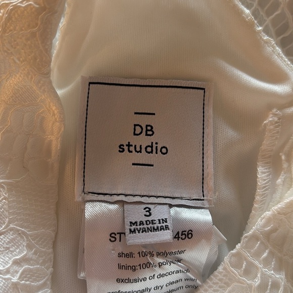 DAVIDS BRIDAL Toddler Lace Jumpsuit, NWT. - Picture 4 of 4